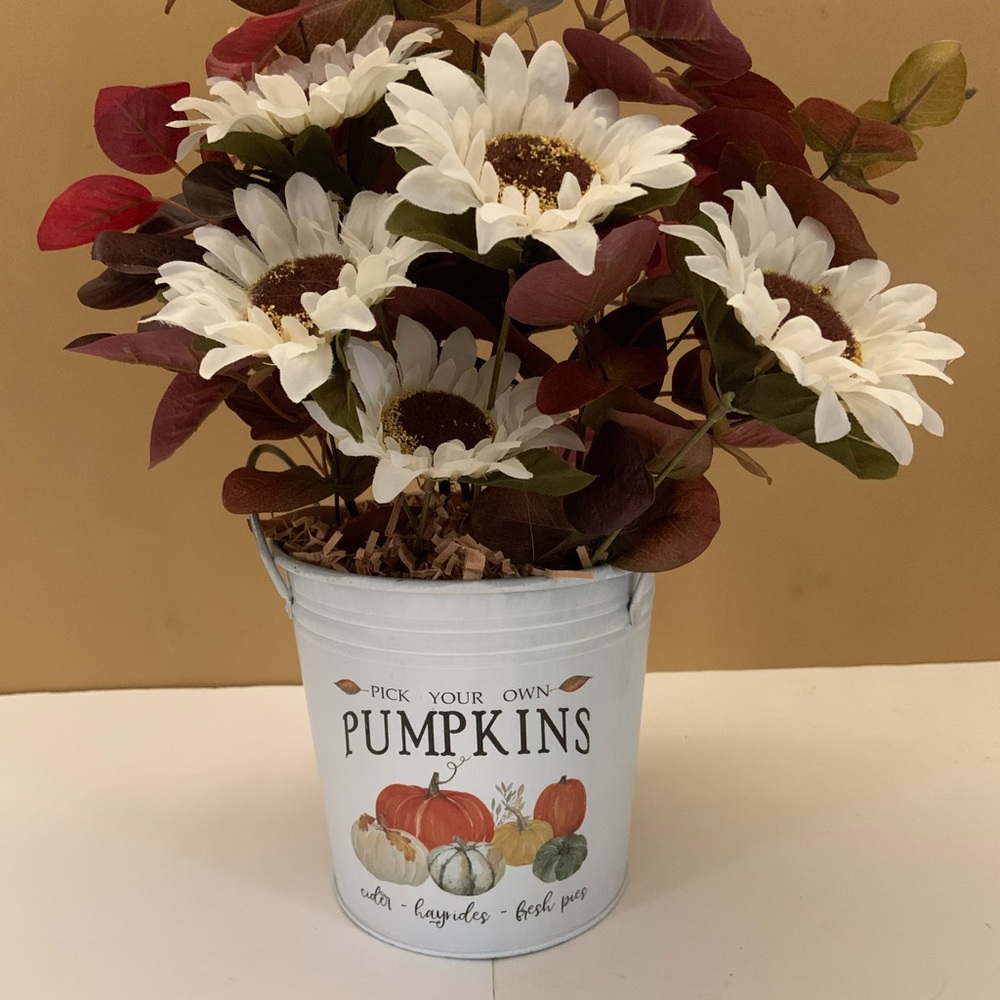Handmade fall floral arrangement